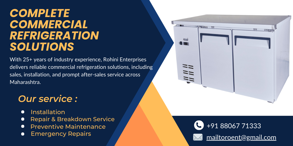Rohini Enterprises - Complete Commercial Refrigeration Solutions - Click to Contact on WhatsApp